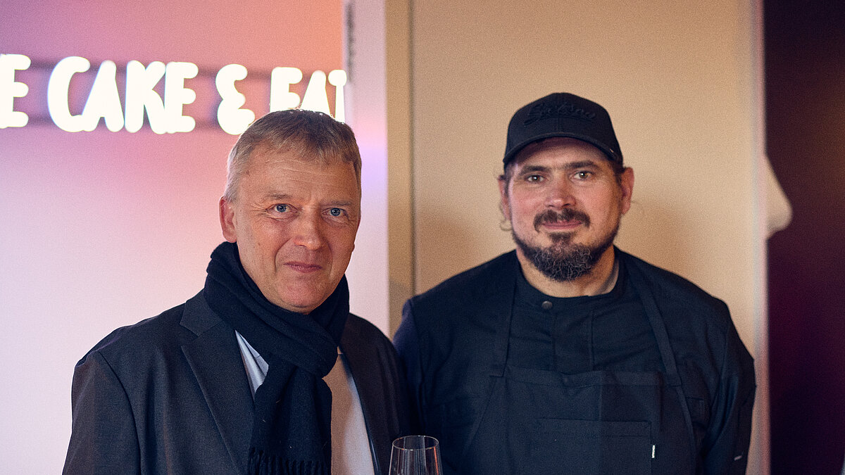 Fingerfood Experte Volker Beuchert (re) und Nikolai Wojtko auf der "Chefs in Town"