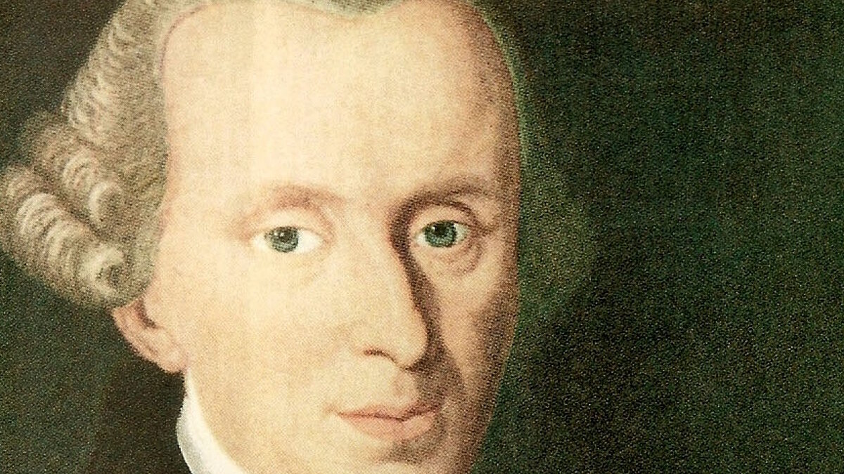 Immanuel Kant schrieb die Kritik der kulinarischen Vernunft... leider nie 
