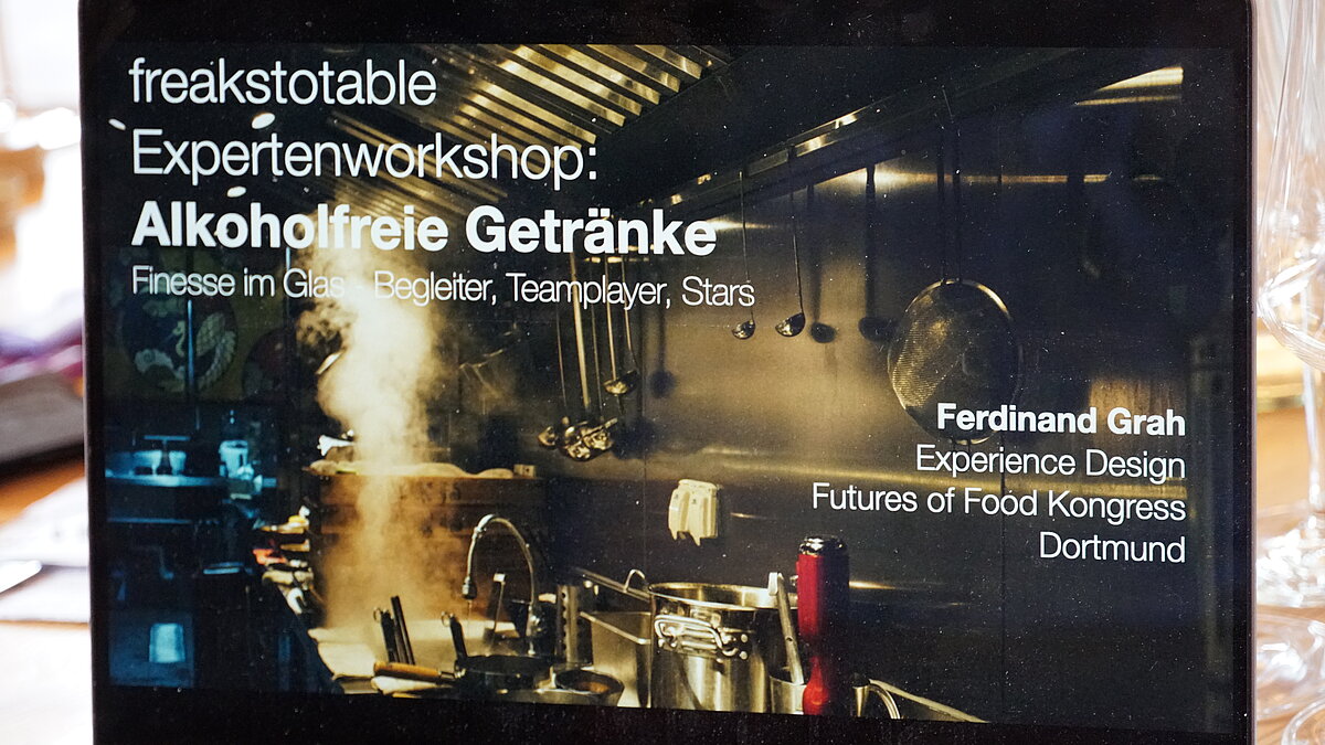 Expertenworkshop alkoholfreie Getränke | © agentur-fuer-gastrosophie
