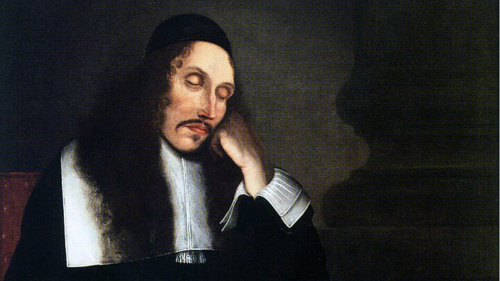 Baruch de Spinoza, Ausschnitt aus einem Portrait von Franz Wulfhagen
