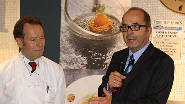 Dieter Müller und Stefan Quante bei der Buchpräsentation